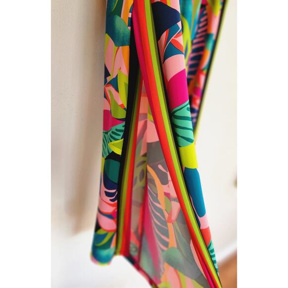 NWT $162 Trina Turk Rainforest Soft Jersey Swim Pants Size Medium and Large - Picture 6 of 11